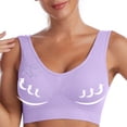 thumbnail image 6 of S-4X Plus Size Sports Bras for Women No Underwire Low-Impact Bralettes Womens Lightweight Pullover Push Up Everyday Workout Underwear Bra, 6 of 6