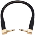 thumbnail image 1 of Cess-068 Cable de audio de audio corto de 3.5 mm TRS Right Angling, 6 pulgadas, 1 of 9