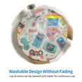 thumbnail image 6 of Disketp Playing Video Games Small Mouse Pad 7.9x7.9 Inches,Washable Round Mousepad For Office Laptop Computer,Non-Slip Rubber Base Mouse Pads For Wireless Mouse, 6 of 8