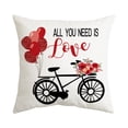 thumbnail image 2 of TIMIFIS Housses de Coussins de la Saint-Valentin, Décorations de la Saint-Valentin, Housses de Coussins Rouges 18x18, Déco Maison pour Sofa Chambre Fête des Fêtes Salon, 2 of 5