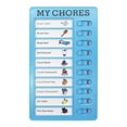 thumbnail image 2 of 4 Pack Dry Erase Memo Boards With 10 Paper Cards - Reusable Chore Chart, To-Do List, RV Checklist (Blue, Pink, Green, White) 2 of 13