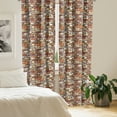 thumbnail image 2 of Ambesonne Grunge Curtains, Doodle Wall Pattern, Pair of 28"x95", Multicolor, 2 of 5