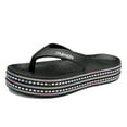 thumbnail image 1 of Cyiecw Women Comfortable Flip Flops Thick Soled Thong Slippers Soft Beach Pool Sandals, 1 of 6