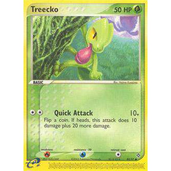 Pokemon EX Dragon Common Treecko #80