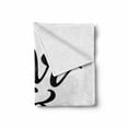 thumbnail image 2 of Mr Mrs Soft Flannel Fleece Throw Blanket, Hand Drawn Brush Pen Lettering Design Curved and Swirled Lines Monochrome Words, Cozy Plush for Indoor and Outdoor Use, 50" x 60", Black White, by Ambesonne, 2 of 6