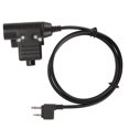 thumbnail image 1 of U94 PTT 2-pin plug and play hands free push to talk adapter for Alan for Midland radio, 1 of 5