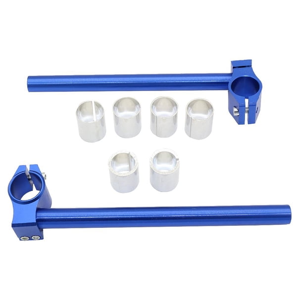 Clip Ajustable Del CNC De La Motocicleta 25/29 / 30m M En La Bifurcación De Los Manillares 2pcs 280m M Azul Macarena Manillar de tubo de horquilla