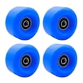 thumbnail image 1 of 4 paquetes de 58mm x 32mm, 82A al ruedas de patín Quad, ruedas de PU resistentes al desgaste reemplazos de doble accesorios Azul Baoblaze Rueda de patines, 1 of 8