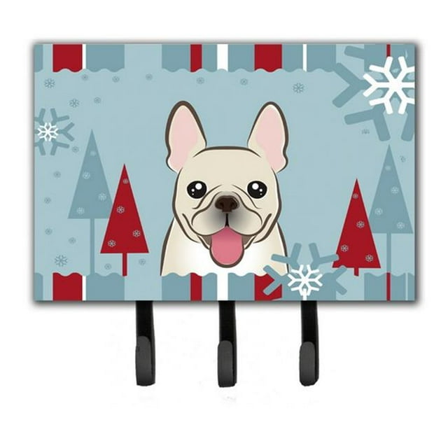 Vacances d'Hiver Laisse de Bouledogue Français & Porte-Clés