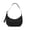 Medium-black, variant on Medium Nylon Crossbody Crescent Bag: Slouchy Style Shoulder Casual with Adjustable Strap