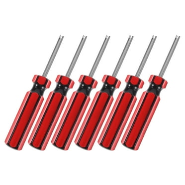 6 Pcs Tire Single Wrench Tires Valve Stem Core Removal Tool Valve Stem Tool Valve Core Remover Car Repair Tools