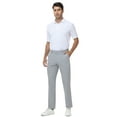 thumbnail image 6 of Tyhengta Mens Golf Pants Stretch Work Dress Pants 30"/32" Quick Dry Lightweight Casual Comfy Trousers with Pockets Lightgray 32Wx32L, 6 of 9
