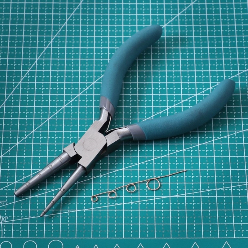 Pack of 2 Steel Jewelry Pliers Repairing Accessories Jewelry Making Tool