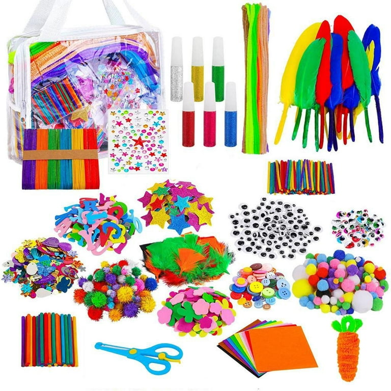 DIY Arts and Crafts Supplies Kit Craft Art Material Set for Kids