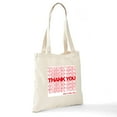 thumbnail image 6 of CafePress - Thank You Bag Tote Bag - Unisex Canvas Tote Bag, Beige, 1-Piece, 6 of 6