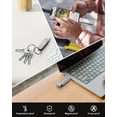 thumbnail image 4 of USB C Flash Drive 64 GB 2-in-1 USB Drive Swivel C-Type Flash Drive, Read Speed up to 450MB/s USB 3.2 USB C Jump Drive Portable Memory Stick with Keyhole Pen Drive, Silver, 4 of 7