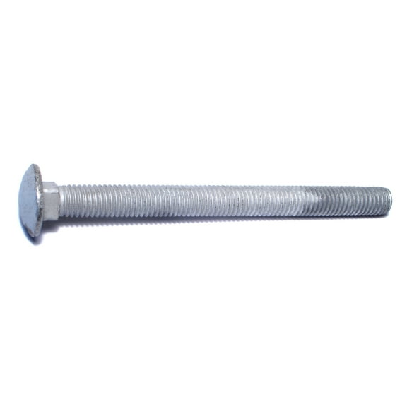 1/2"-13 x 6" Hot Dip Galvanized Grade 2 / A307 Steel Coarse Thread Carriage Bolts CBS-682