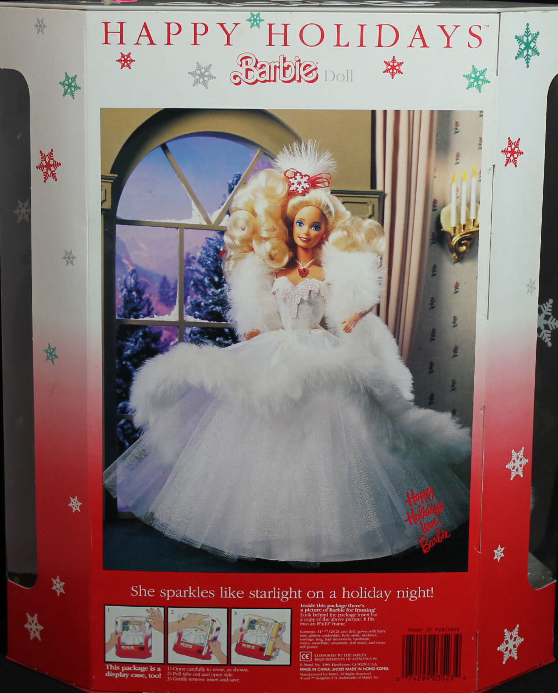 Holiday barbie 1989 sale