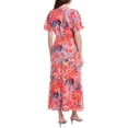 thumbnail image 2 of Vince Camuto womens  Puff Sleeve Maxi Dress, m, Pink, 2 of 3