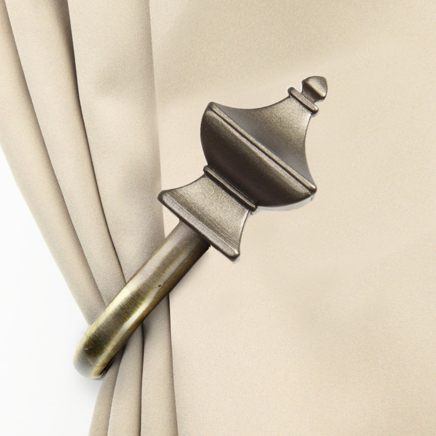 Gavin Curtain Rod Holdback - Antique Gold