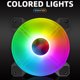 thumbnail image 5 of Ventilador de refrigeración FLhrweasw COOLMOON 140mm Mute RGB Lighting 6 pines para PC, 5 of 9