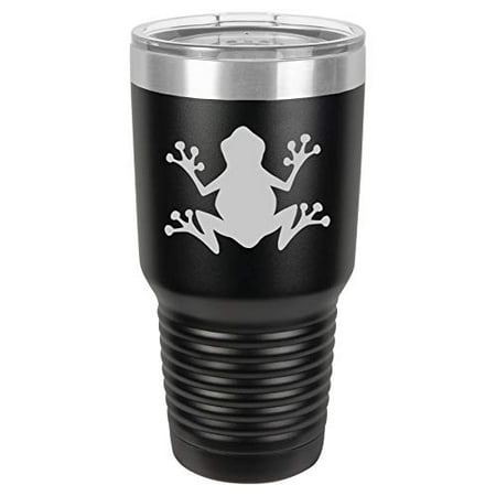 

Tumbler Stainless Steel Vacuum Insulated Travel Mug Frog (Black 30 oz)