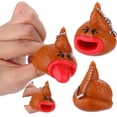 thumbnail image 5 of Emoticon Poo Prank Tricky Toy Keychains Novelty for Kids and Adults Stress Figure Poo Out Toy, 5 of 6