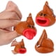 thumbnail image 2 of Emoticono Poo Broma Novedad Fuera Tricky Llaveros Juguete Pequeñas Lenguas Juguete, 2 of 6