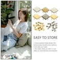 thumbnail image 4 of MasteelfCA 80Pcs Decorative Pyramid Studs Multi-function Bag Rivets Delicate Clothing Studs, 4 of 7