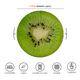 thumbnail image 4 of Cobija Manta Frazada Juana Gallo Diseño Redonda de Frutas Kiwi Ultra Suave, 4 of 4