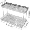 thumbnail image 4 of Genérico 2 Tier Storage Rack | Makeup Perfume Organizer, Vanity Organizer -Acrylic Vanity Storage Rack, D Storage Shelf,A, 4 of 6