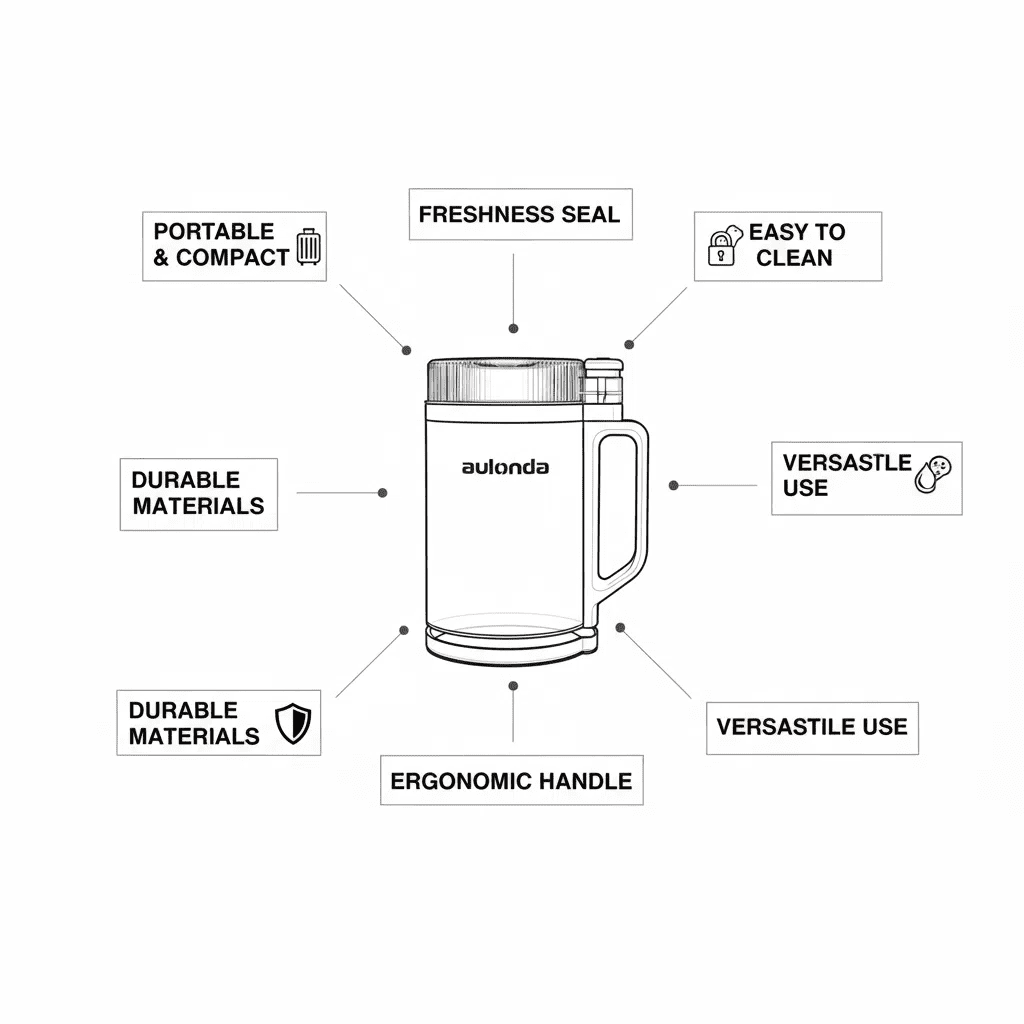 Professional Electric Coffee Grinders,10 OZ Large Capacity or Coffee Beans & Spices,One Touch Push-Button Control,350W Motor with Stainless Steel Blades,Safety Lid Lock - White