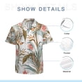thumbnail image 7 of High Quality Hawaiian Shirts for Men Short Sleeve Aloha Beach Shirt Floral Summer Casual Button Down Shirts Blouses L7YMAI, 7 of 7