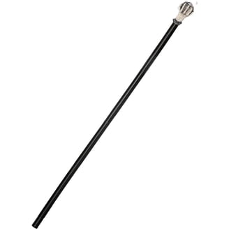 Black Double-Section Dancing Cane - Aluminum Alloy, Detachable, 33 Inches, Magic Show Or Costume Prop