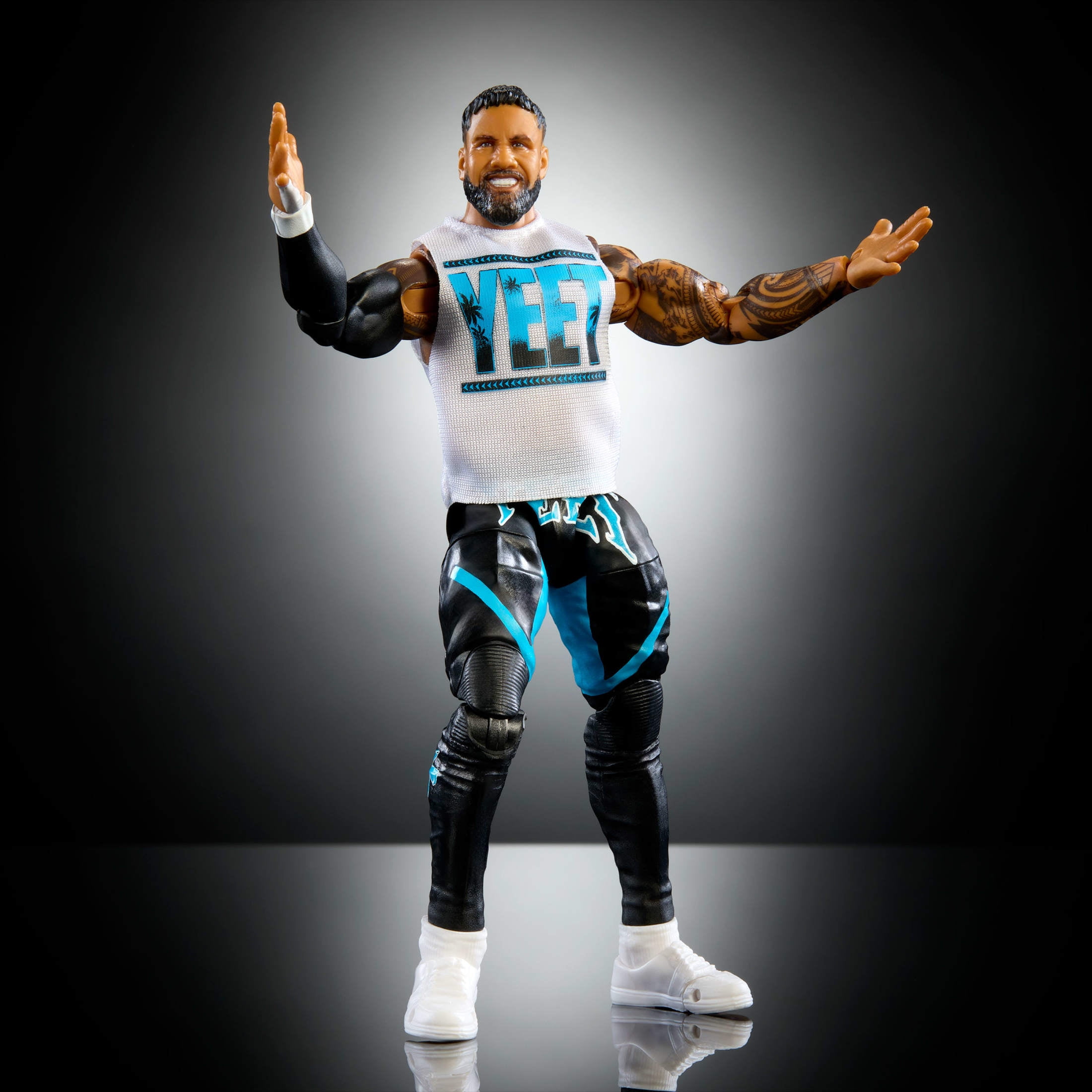 WWE Elite Jey Uso Action Figure, Series #114 6-inch Collectible 6-inch Collectible with Articulation & Accessories