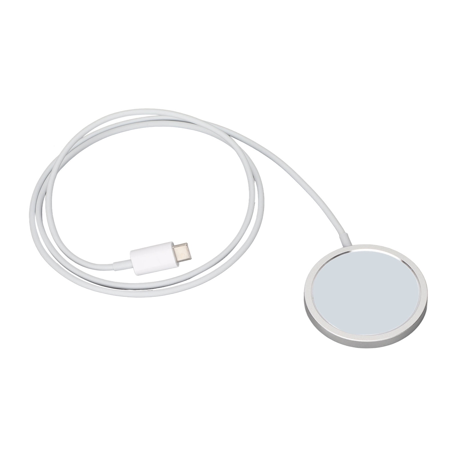 Magnetic Charger, Fast Charging Multiple Protections Magnetic Wireless Charger  For Office White