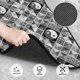 thumbnail image 3 of Balery Yin Yang With Black And White Juego de 4 Alfombrillas para Auto, Revestimientos de Caucho Resistente, Diseño Antideslizante, 3 of 7