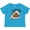 Turquoise, variant on Inktastic Football Like a Girl Girls Toddler T-Shirt