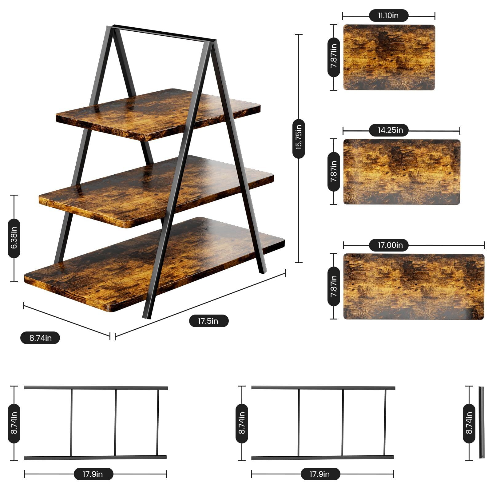 Qidiwin 3 Tier Cupcake Foam Stand with Movie Reel Design for Party Decorations , Movie Reel Cupcake Stand