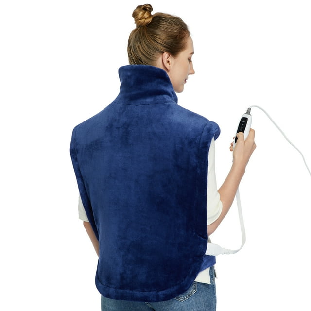 Heating Pad for Neck and Shoulders Back Pain Relief, Electric Weighted