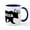 White/Navy Inside, variant on CafePress - Beer Bear - 11 oz Ceramic Mug - Novelty Coffee Tea Cup