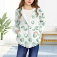 thumbnail image 2 of Favoffer Girls Zip Up Hoodie Sweatshirt Fall Winter Kids Cute Graphic Long Sleeve Pocket Jacket Outfits Casual Soft Cozy Outerwear Daily Sports Party 4-12Y, 2 of 6