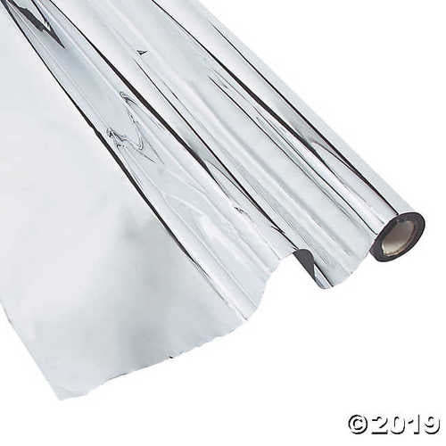 Silver Metallic Plastic Sheeting