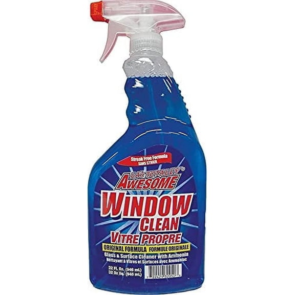 LA's Totally Awesome Window Glass Cleaner, 32 Fl Oz Spray Bottle, 1 Count (WINDOWS & GLASS CLEANER)