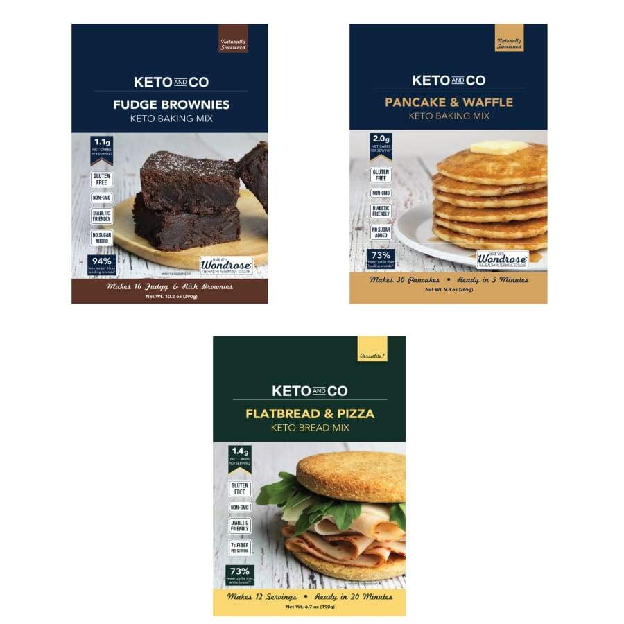 Keto Baking Mix by Keto and Co Variety Pack Walmart
