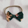 thumbnail image 6 of iiniim Infant Baby Girls Santa Claus 3pcs Christmas Outfit Set Newborn Dresses Dark Green 18-24M, 6 of 7