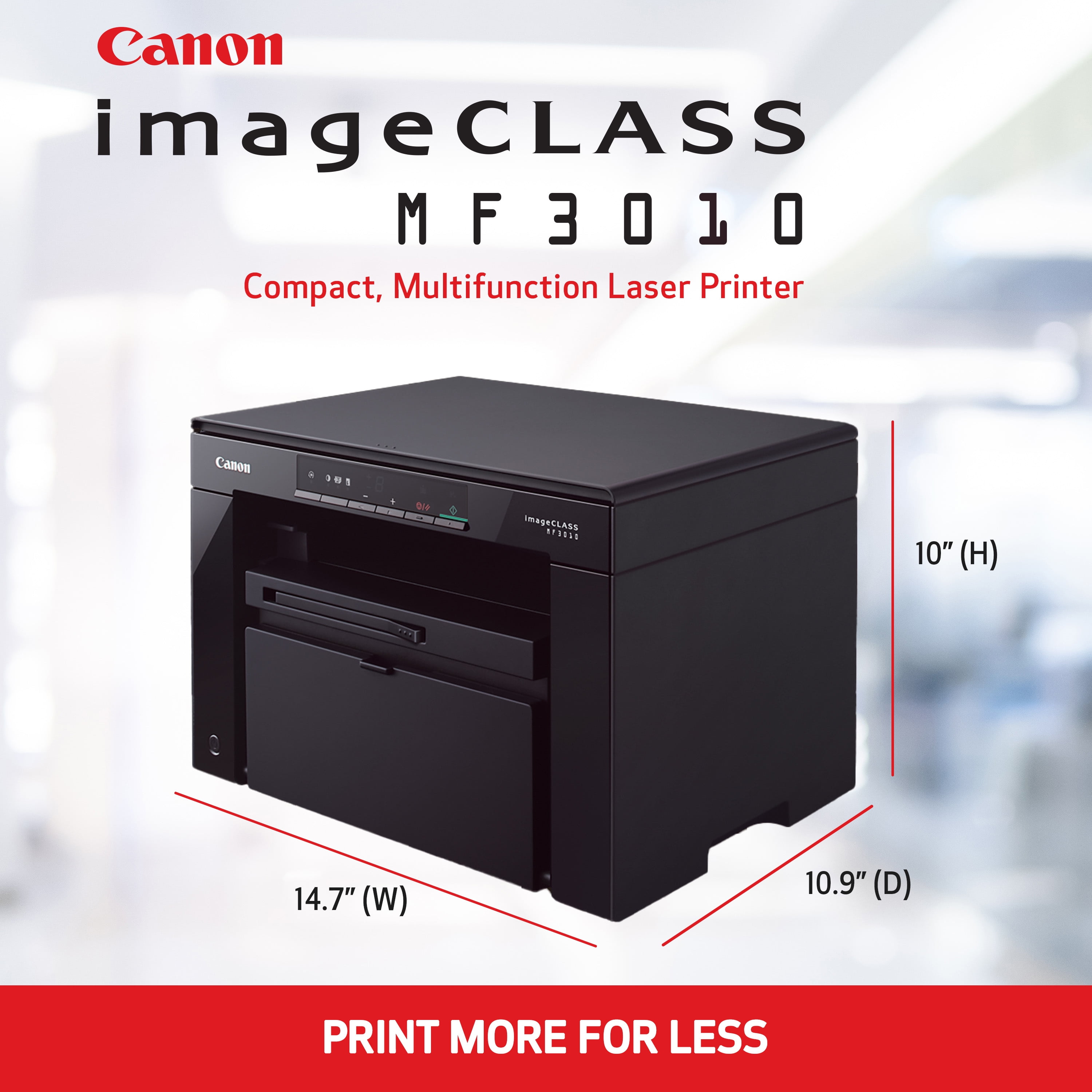 Imprimante monochrome multifonction laser Canon i-SENSYS MF3010 (52