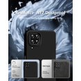 thumbnail image 4 of 【3 in 1 for Samsung Galaxy A12 case, with 2 Pack Screen Protector, Camera Protection，Liquid Silicone Slim Shockproof Protective Phone Case [Microfiber Lining] (Navy Blue), 4 of 12