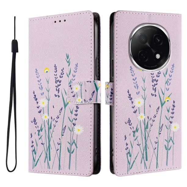 FOXDOCK Funda Tipo Cartera para OPPO A5 Pro con Soporte y Correa – Diseño de Patrones Lindos
