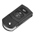 thumbnail image 2 of Coque de protection pour clé télécommande de voiture à 3 boutons, pliable et rabattable, compatible avec Mazda 2, 3, 5, 6, RX8, MX5, 2 of 4